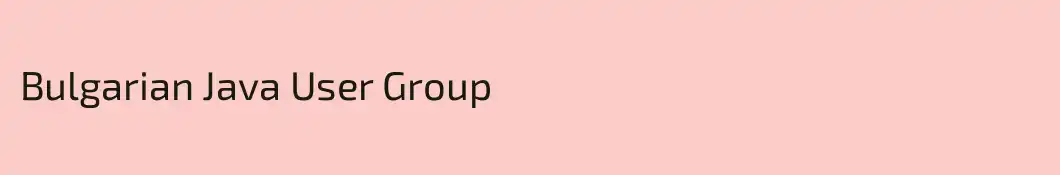 Bulgarian Java User Group